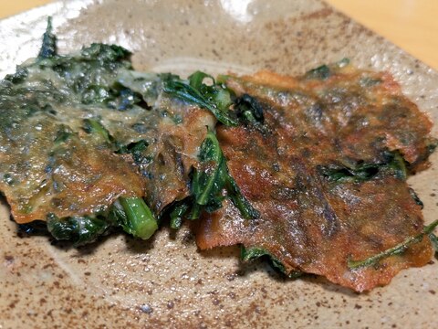 春菊嫌いな自分へ☆春菊のチーズ焼き